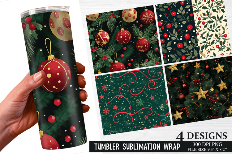 Christmas Tumbler Wrap Image 16