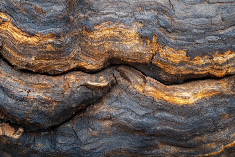 Weathered Wood Grain Texture Background Wallpaper