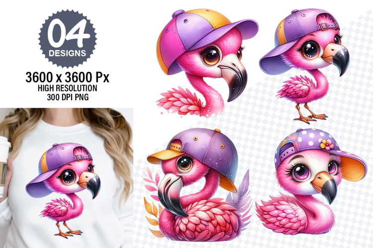 Flamingo Clipart Image 18