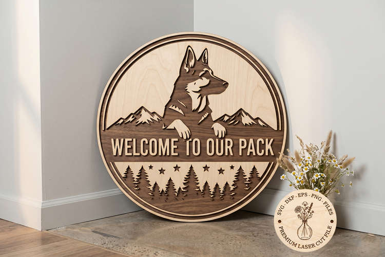 Welcome Sign SVG, Welcome To Our Pack