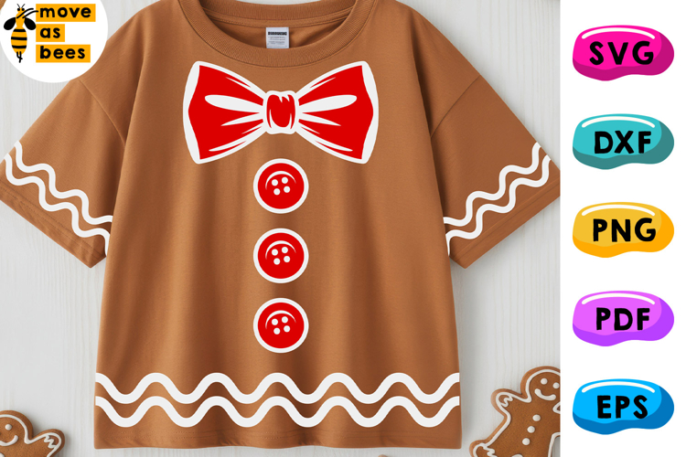 Gingerbread Man Silhouette Image 13