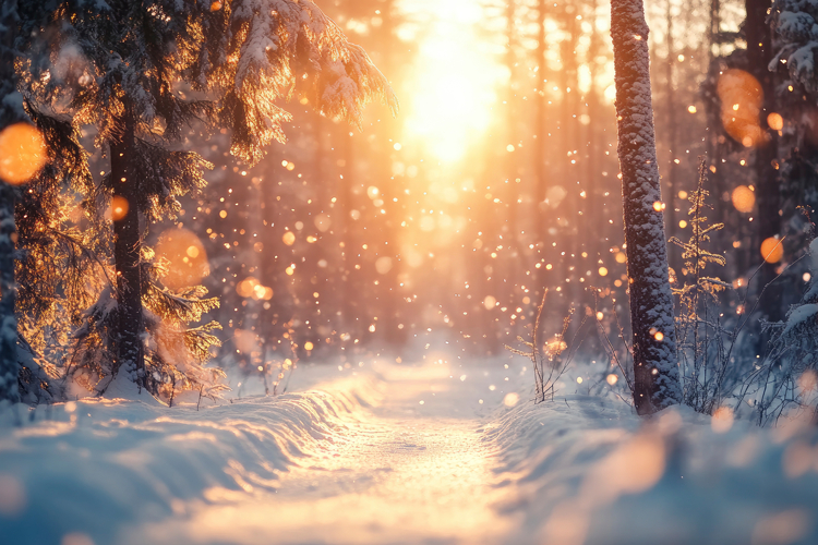 Snow Background Image 11