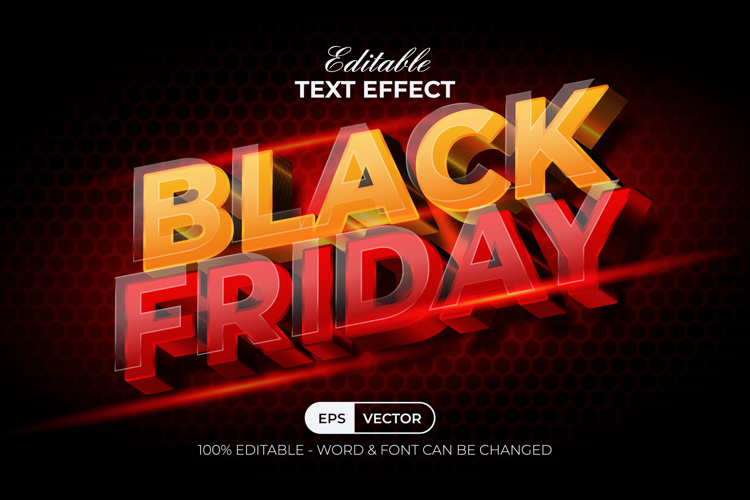 Black Friday Text Effect