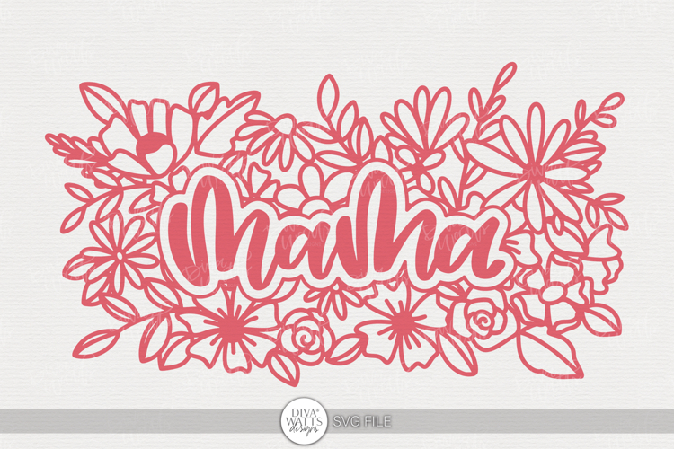 Mama SVG | Floral Word Art Design for Mother’s Day Gifts