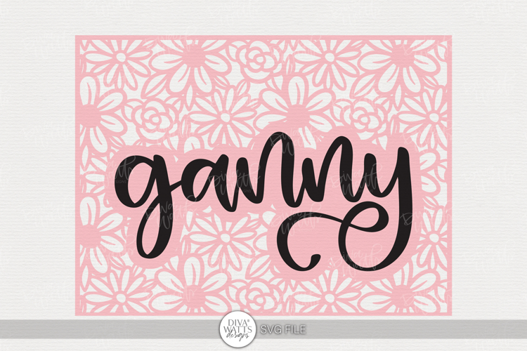 Ganny Floral Frame Design