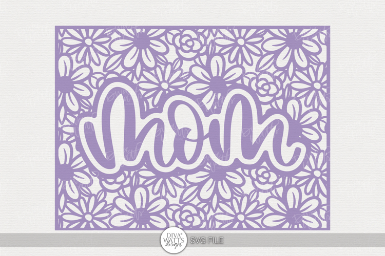Mom Floral Frame | Mother’s Day Cut File