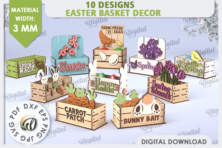 Easter Basket Clipart Image 3