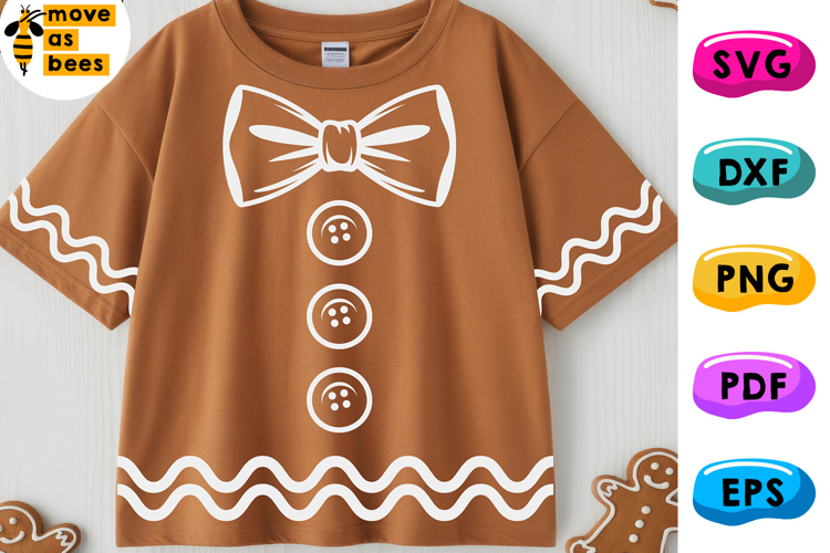 Gingerbread Man Silhouette Image 12