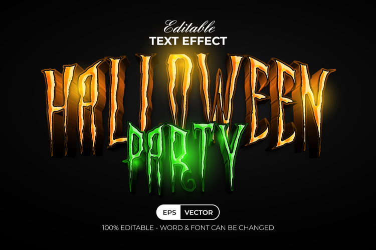 Halloween Party Text Effect