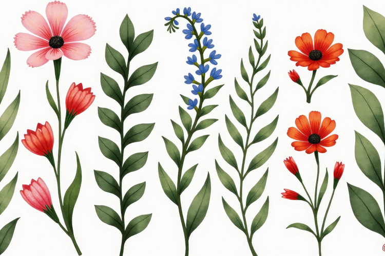 Floral Texture Image 12