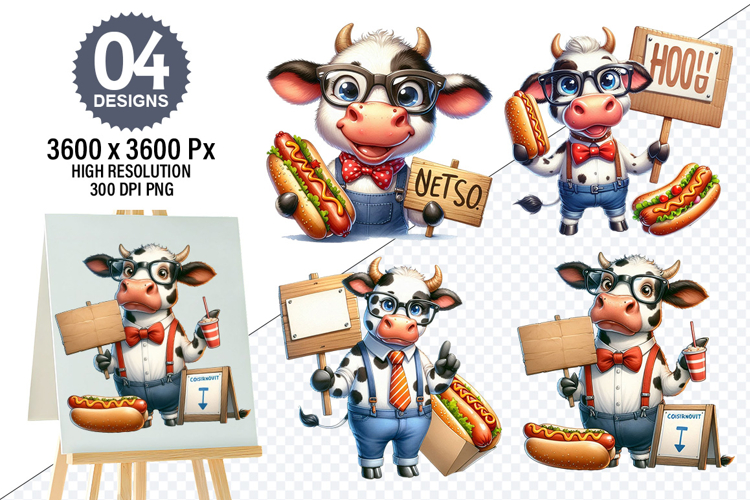 Cow Sublimation Designs Image 5