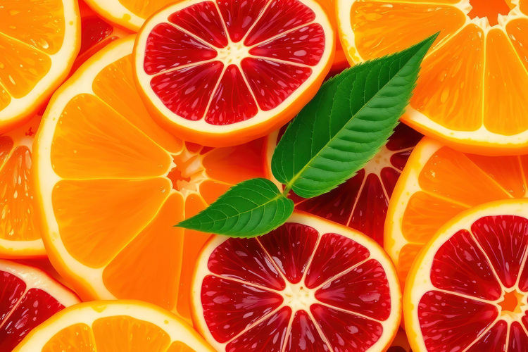 Grapefruit Slice Background