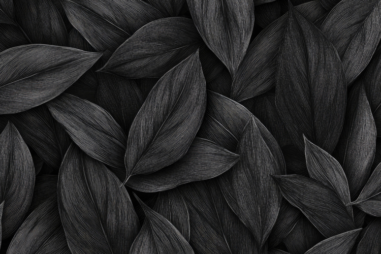 Black Leaves Background example image 1