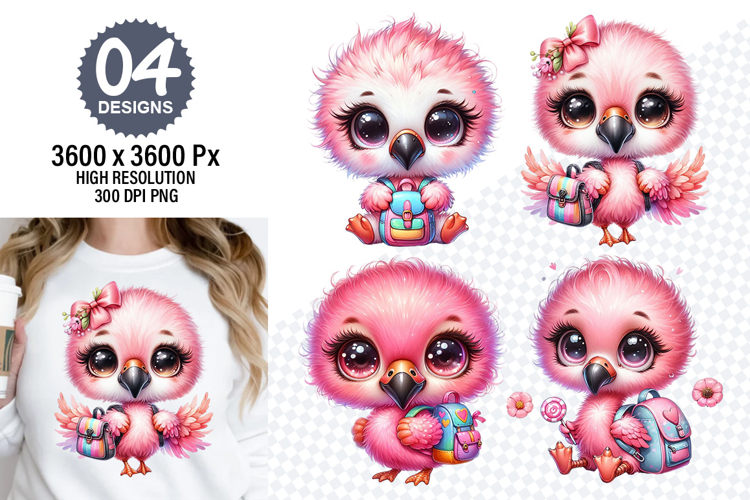 Flamingo Clipart Image 17