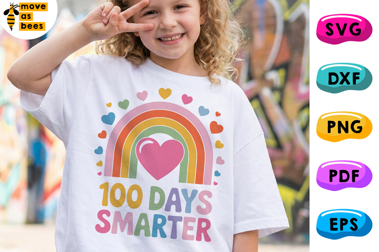 100 Days of School Shirt SVGs Image 5