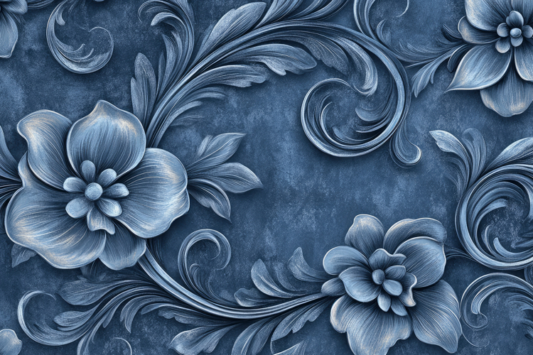 Blue Texture Image 12