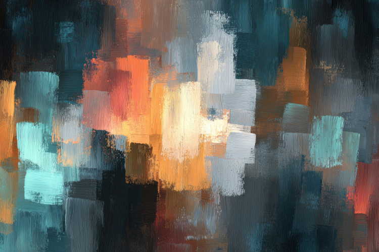 Vertical Brushstrokes Background