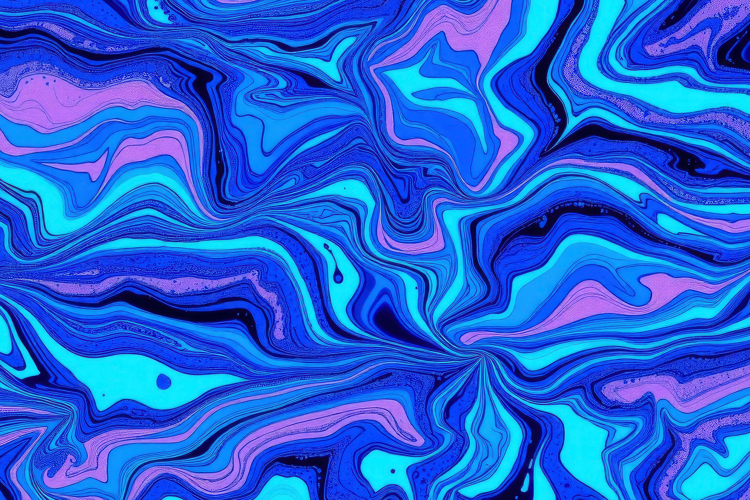 Blue Liquid Texture Background