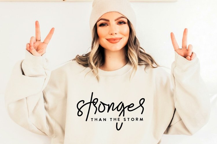 You Are Stronger Than The Storm SVG PNG, Boho Self Care