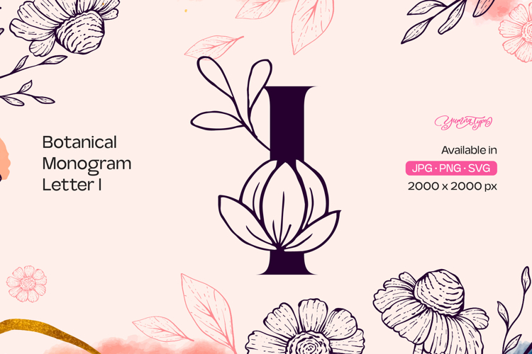 Flower Alphabet Image 7