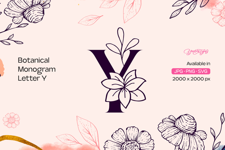 Flower Alphabet Image 15