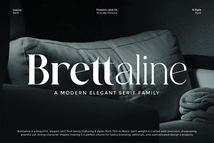 Brettaline - Family Serif Font