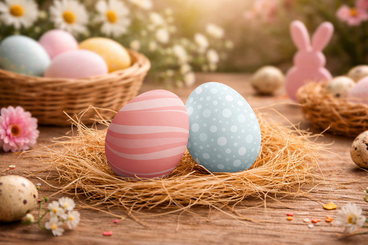 Easter Eggs Mockup