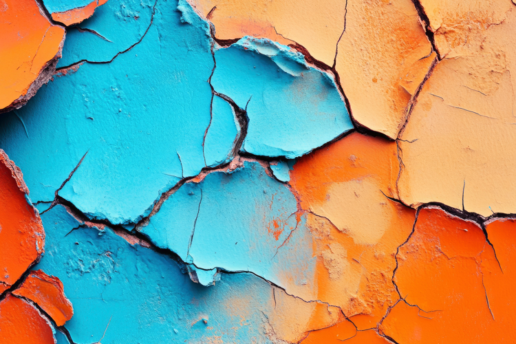 Cracked Paint Background Wallpaper