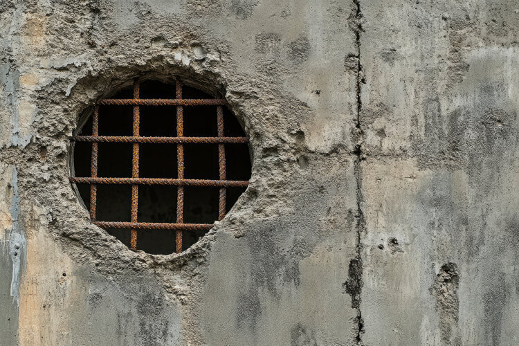 Round Hole Wall Background Wallpaper example image 1