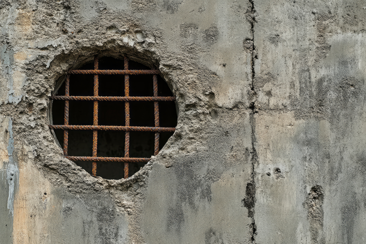 Round Hole Wall Background Wallpaper