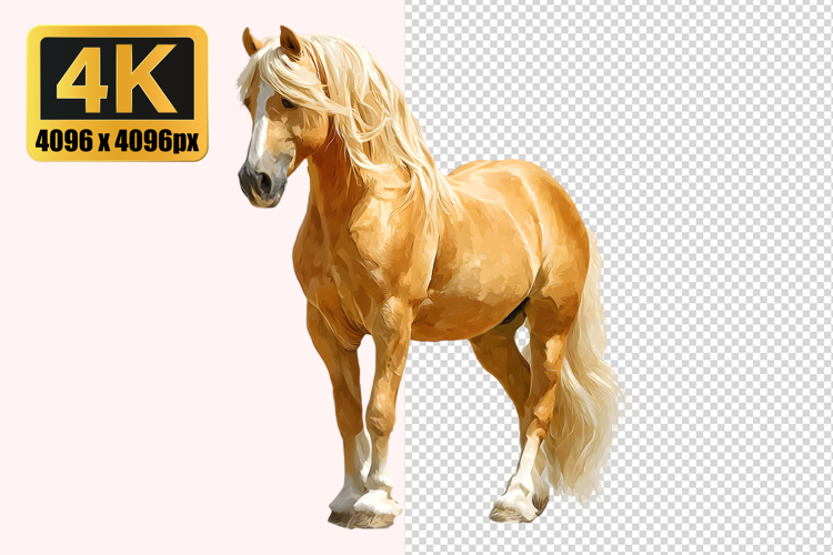 Haflinger Horse Transparent PNG
