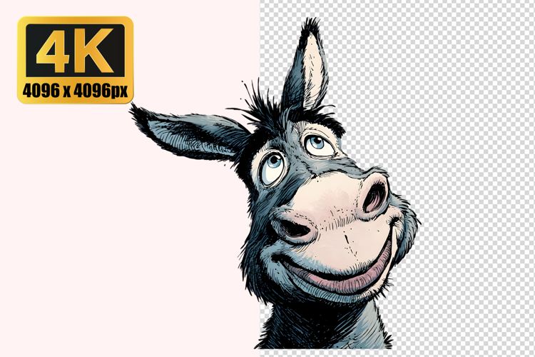 Donkey Clipart Image 6