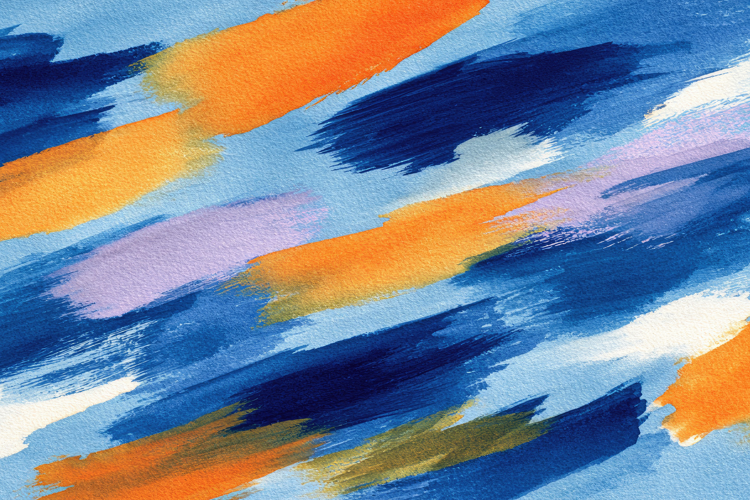 Abstract Brushstrokes Background