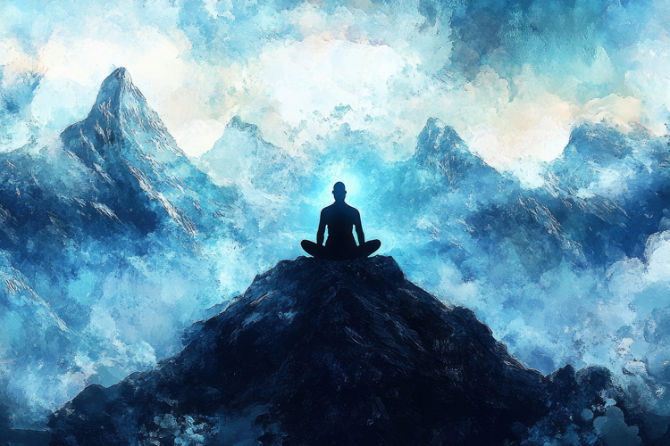 Meditation Clipart Image 8