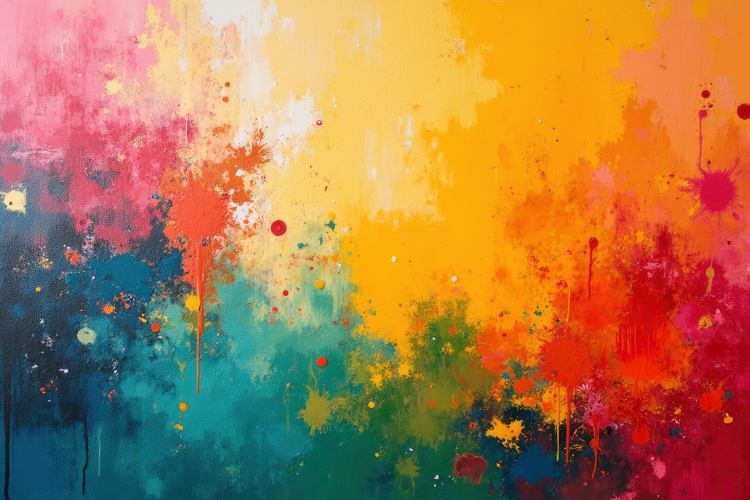 Colorful Paint Splash Background