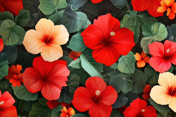Hibiscus Flower Clipart Image 8