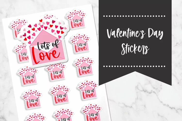 Lots of Love Letter Stickers