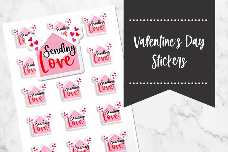 Sending Love Letter Stickers