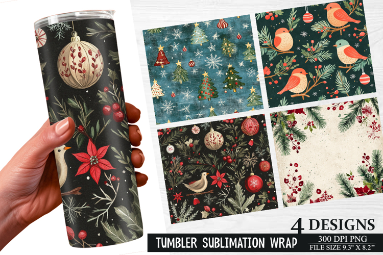 Christmas Tumbler Wrap Image 7