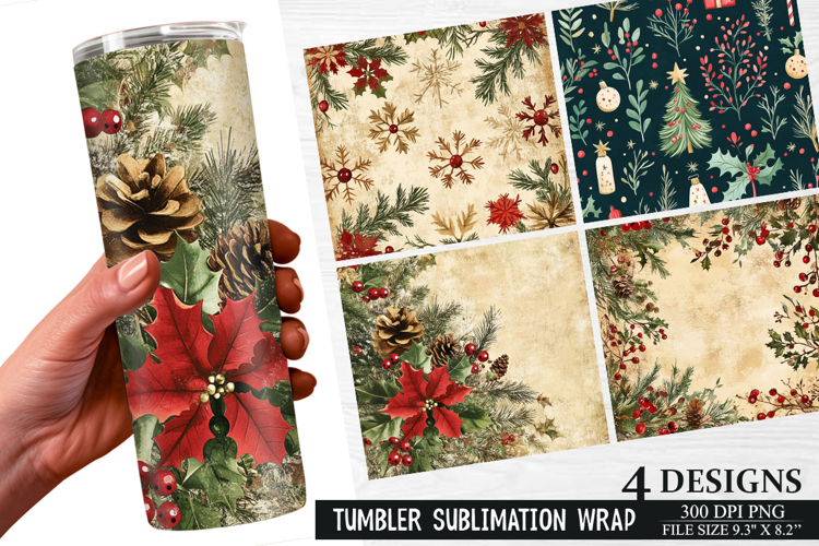 Christmas Tumbler Wrap Image 8