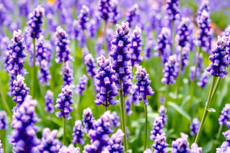 Purple Lavender Background