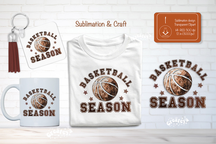 Basketball Sublimation Clipart Basketball Season Quote Shirt