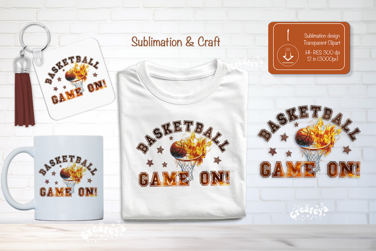 Basketball Sublimation Clipart Basketball Game on Quote png
