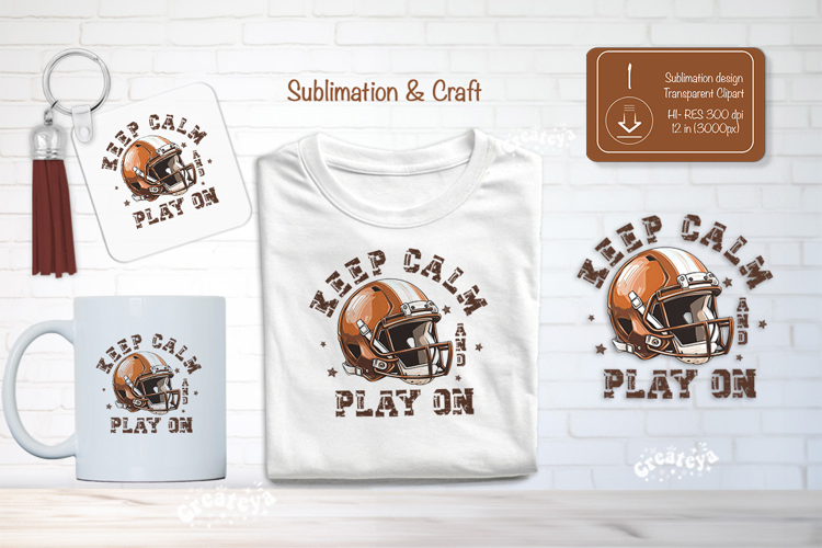 Football Sublimation Clipart Retro Football quote png