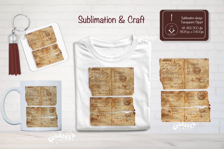 Vintage Ephemera Junk Journal Papers Antique scrapbooking