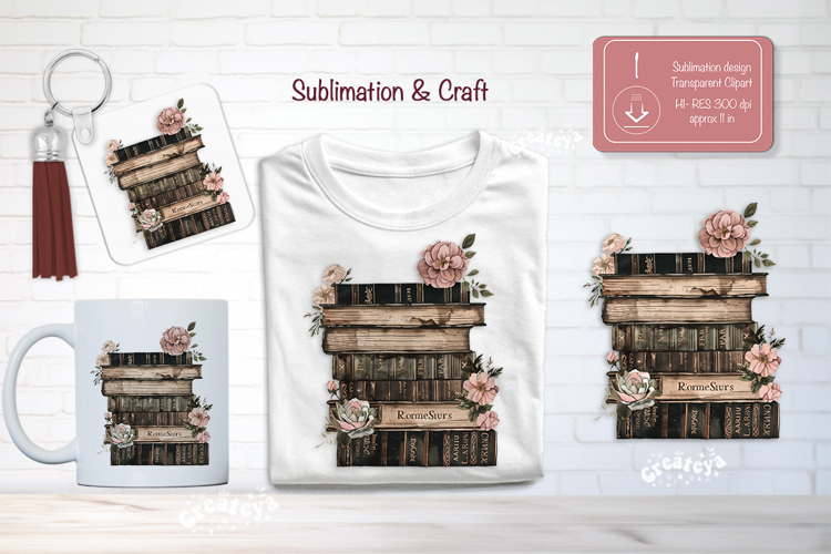 Watercolor Book Clipart Image 23