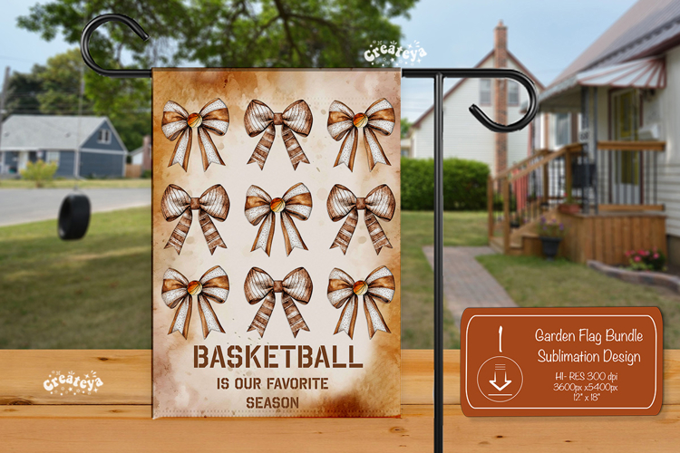 Basketball Garden Flag PNG Basketball Season Yard Sign png