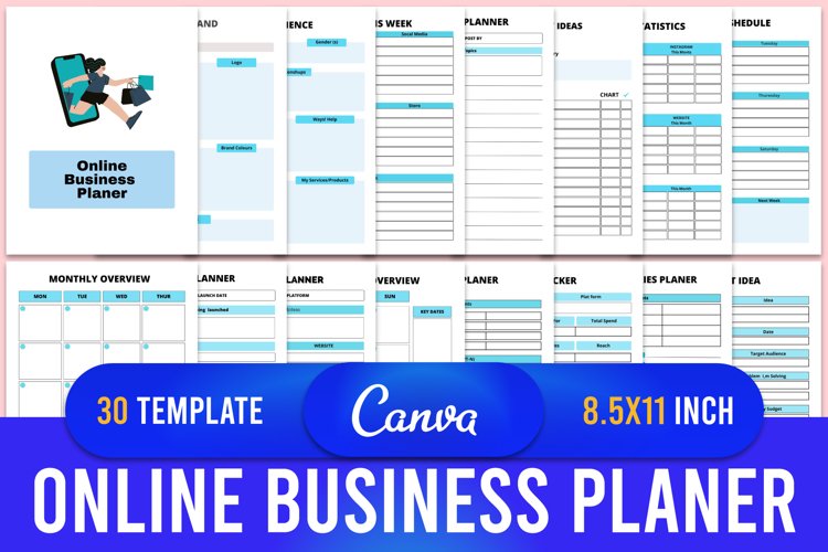 Online Business Planner Template example image 1