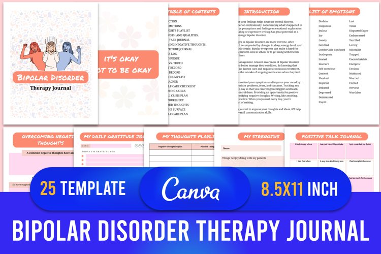 Bipolar disorder therapy journal