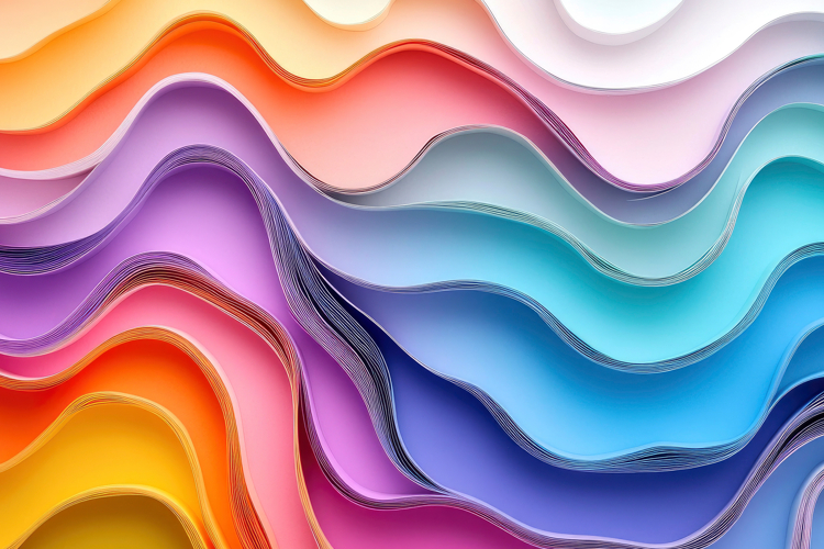 Colorful Paper Texture Background Wallpaper